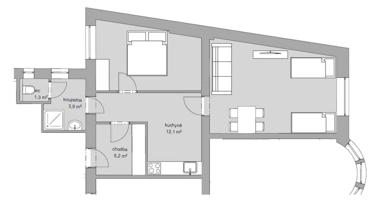 Apartmany Na Trojce Жатец Екстер'єр фото