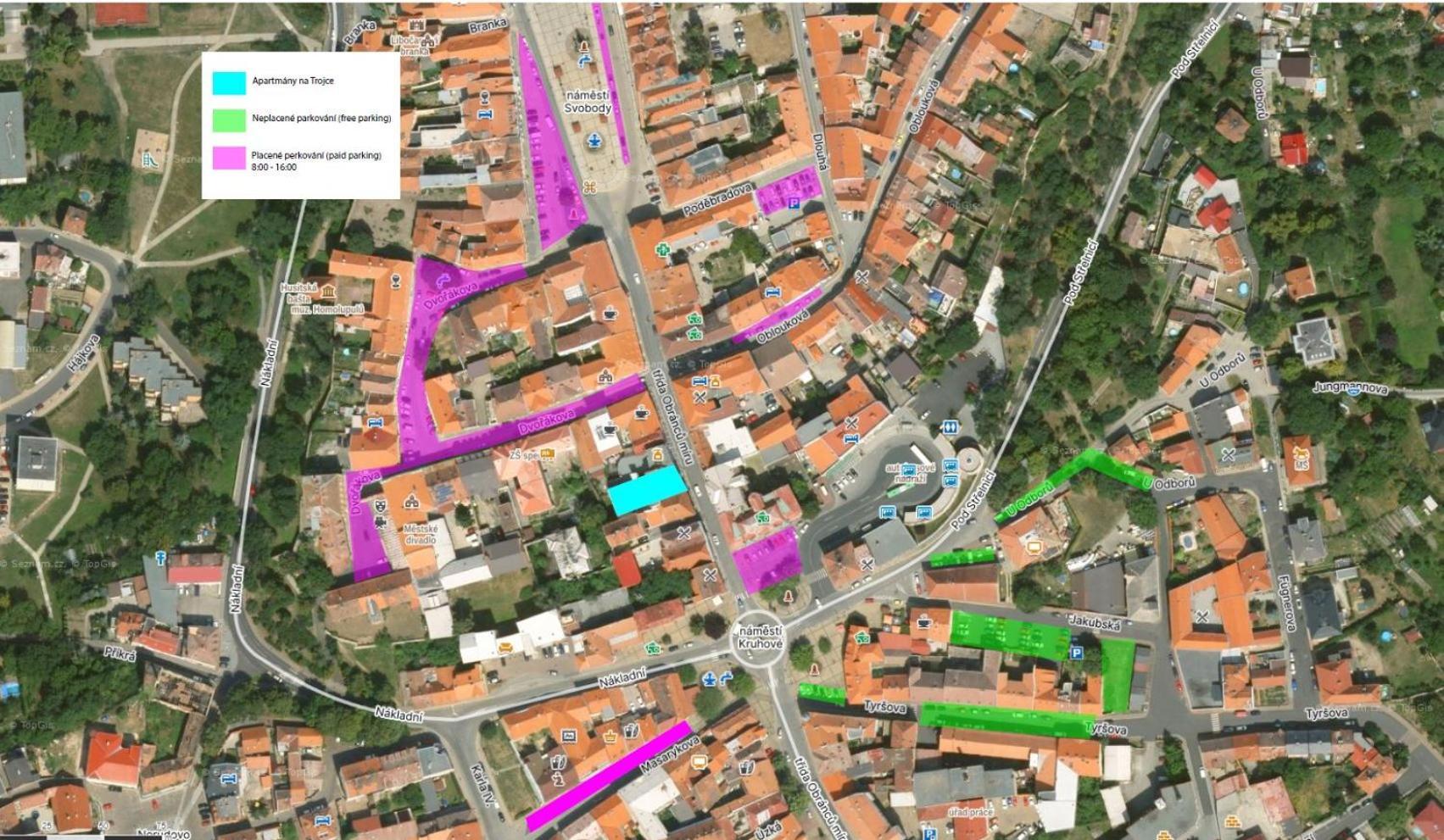 Apartmany Na Trojce Жатец Екстер'єр фото